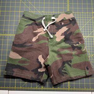 Polo by Ralph Lauren Green and Brown Camouflage Shorts